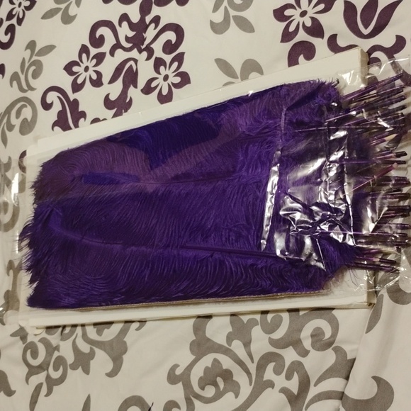 NATURAL OSTRICH FEATHERS 18-20 INCHES - 30 Pcs 💜 - Picture 10 of 14
